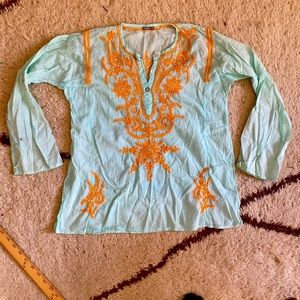 Matta gauze shirt or beach cover-up XS